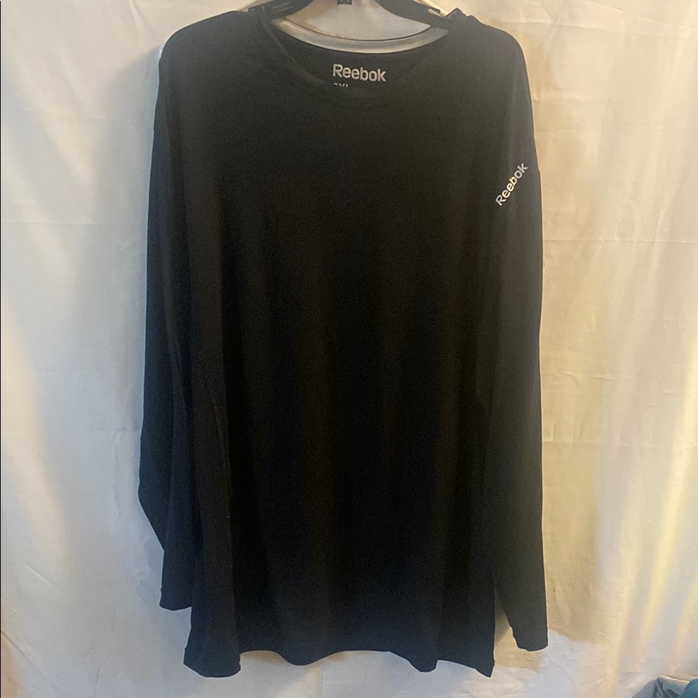 Reebok Men's Black Long Sleeve Shirt